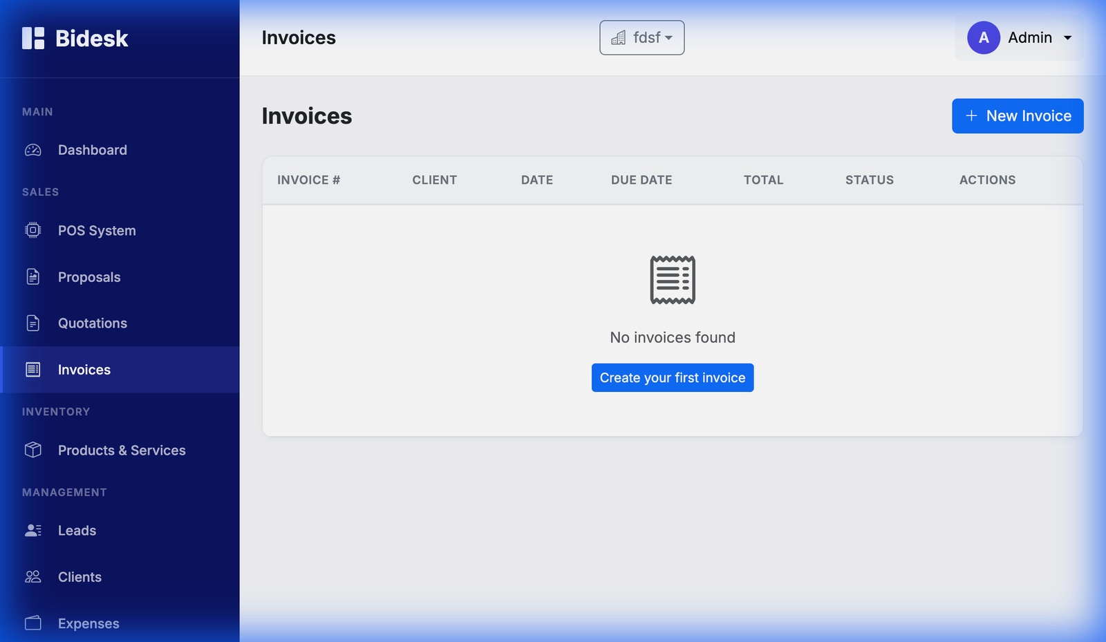 Invoice Management